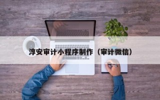 高平淳安审计小程序制作（审计微信）